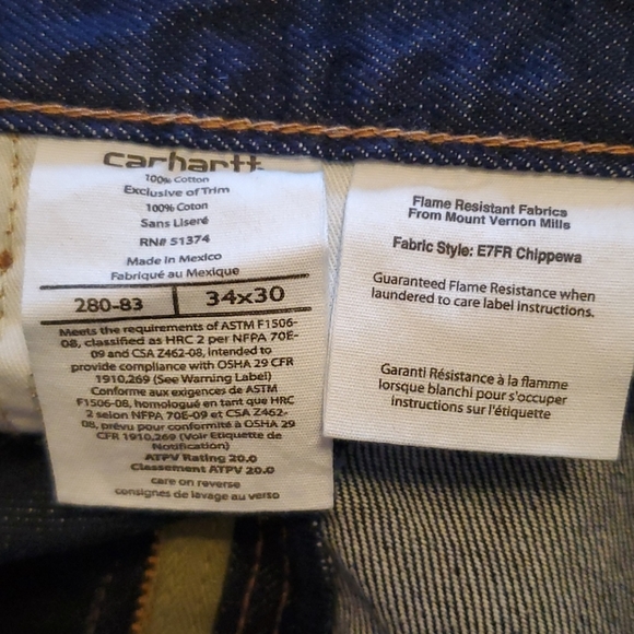 Carhartt Fire Resistant Jeans - Picture 6 of 8